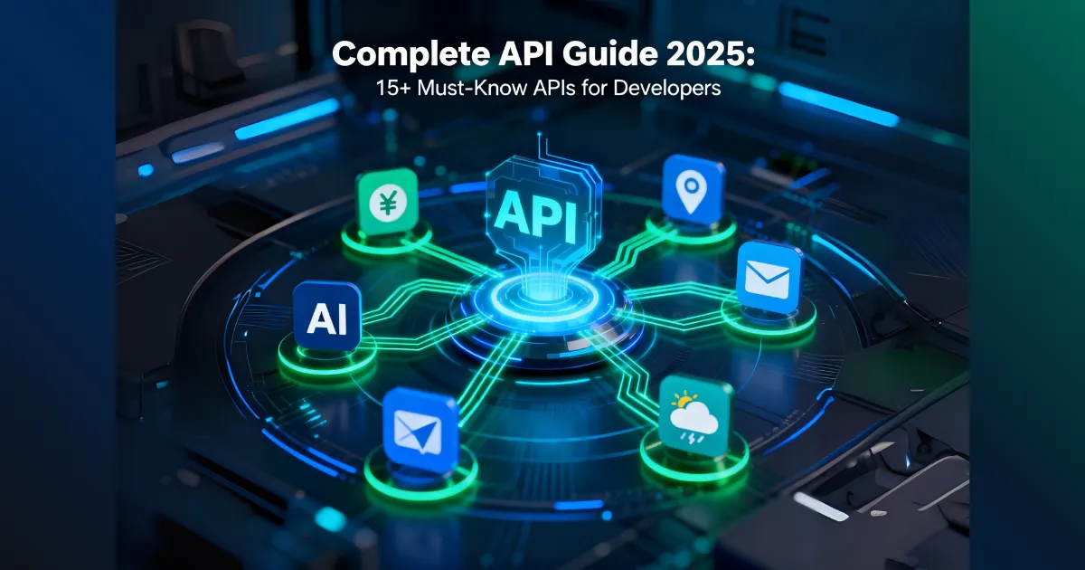 The Essential API Toolkit for Web Developers in 2025